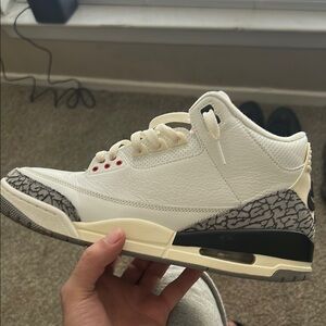Jordan 3 white cement